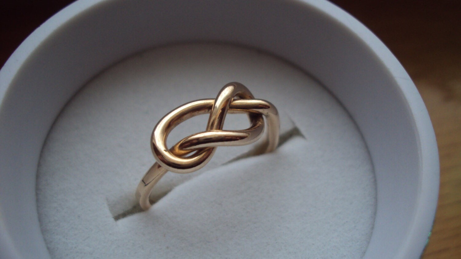 Etsy jewelry knot ring infinity knot 14kt gold filled Etsy