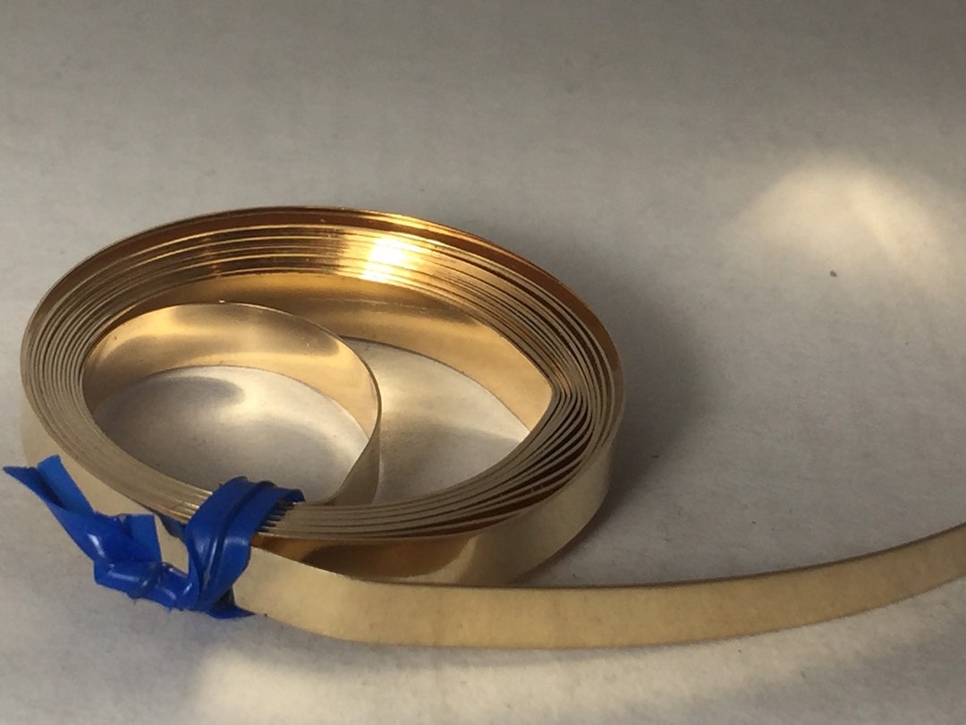 14kt Gold Filled Bezel Wire for Jewelry Making, Stone Setting Flat Wire