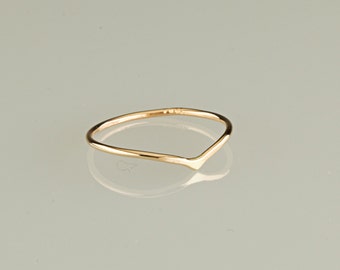 PORTE-BONHEUR/別注K10YG Double Ring New! K10YG×silver925 