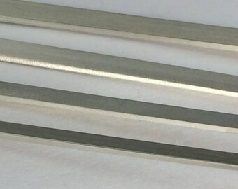 925 Sterling silver flat wire, by the ozt, 20g thick Half Hard, handstamping wire,  for handstamped bars