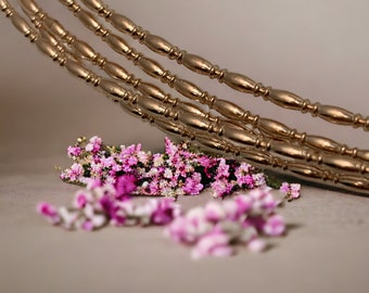 Gold filled fancy beaded wire. Perfect for jewelry making and special designs,