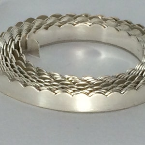 1 ozt- 28G 999 silver scalloped bezel wire, gallery wire, stone setting, craft supply, jewelry making