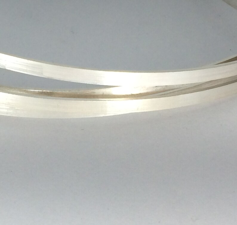 12 inches sterling silver 4mm x 1mm flat rectangle wire stock dead soft wire great for wider band rings