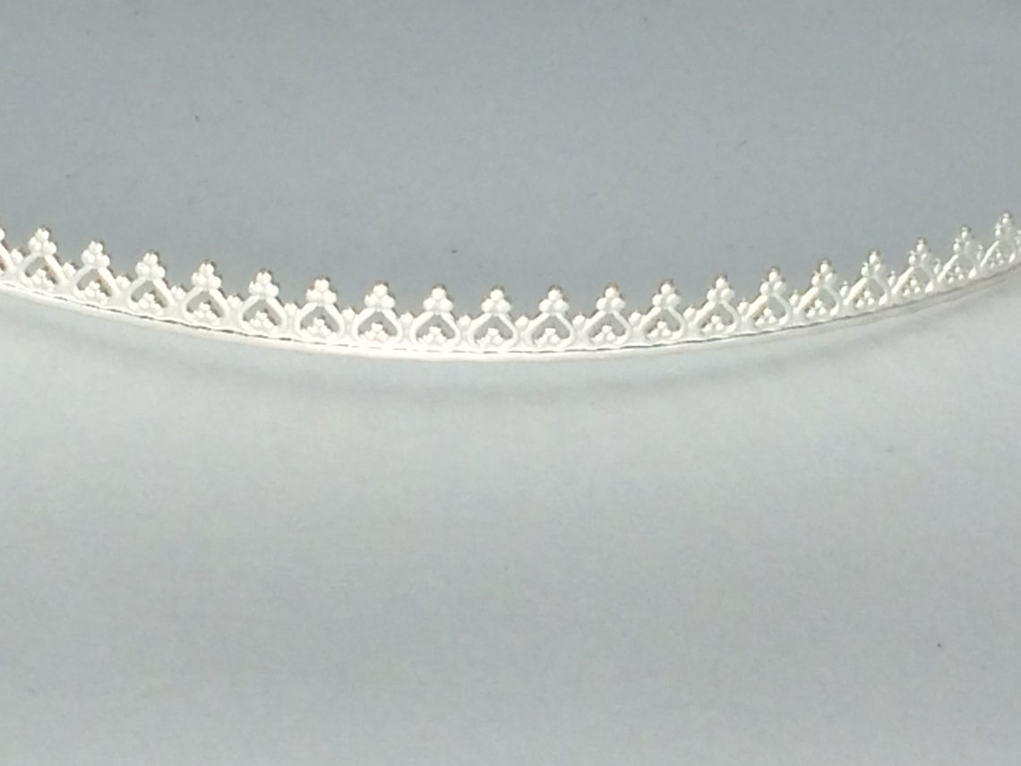 1 Ft Silver Gallery Wire Bezel Wire for Bezel Setting Cabs Etsy