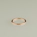 Thin rose gold wedding band, rose gold ring, gift for her, thin gold band, 10kt gold 