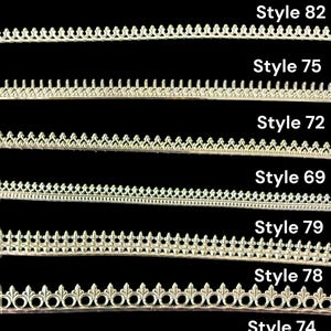 Sterling Silber Kronen-Galerieband, 925er Silber, made in USA