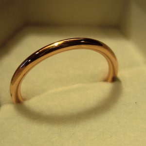 Jewelry, Ring, pink gold,14kt  rose gold filled , 14g band, metalwork, stacking, stacker, simple, plain, smooth, any size