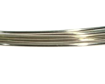 Alambre para hacer joyas de plata esterlina Argentium, alambre redondo y blando, por onza troy, cualquier calibre, usted elige