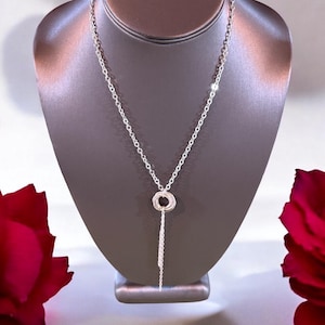 Collana Philip Jones Con Nodo D'Amore, Placcata Oro, Con Biglietto Di Citazione, In Sacchetto Regalo Di Lusso, Garanzia 12 Mesi