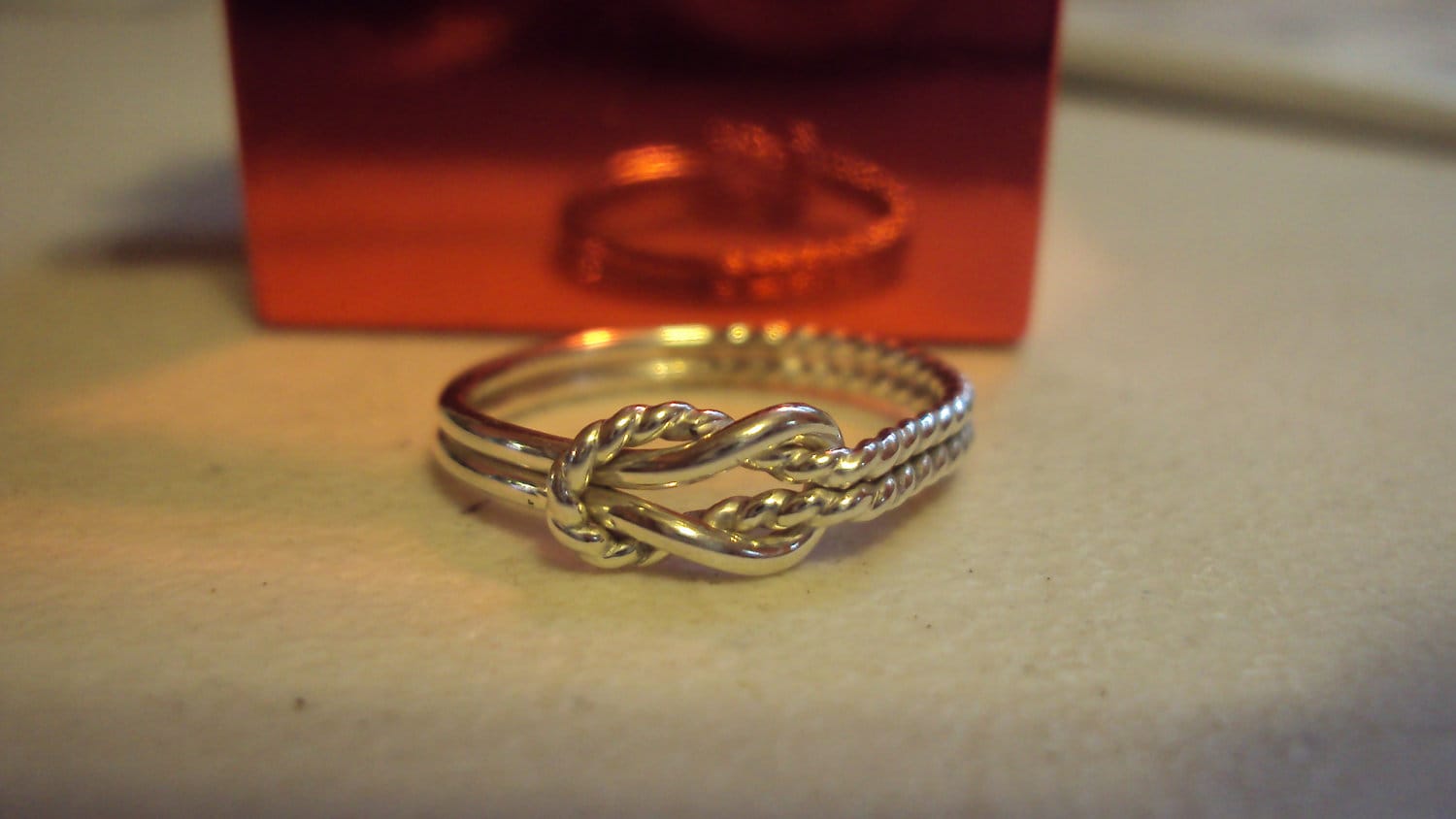 Sailors knot ring deals