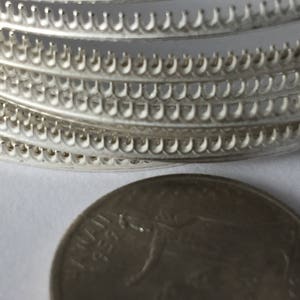 Sterling Silver Gallery Bezel Wire: .110&quot; x .025&quot;