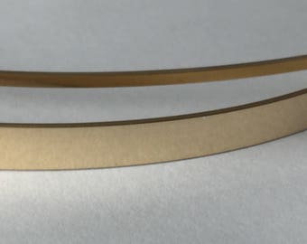 1 ozt 14kt yellow gold fill flat stock wire, jewelry making wire, gold fill sizing stock, rectangle wire, sizing stock,
