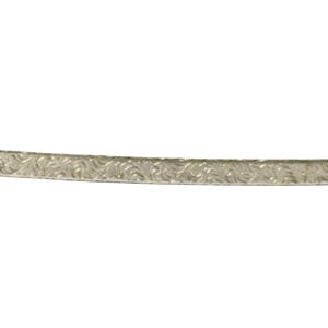 925 SIlver Pattern Wire, filligree comfort shape inner, Sterling Silver, by the FOOT