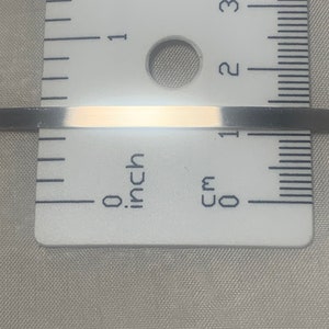 925 Sterling Silver Bezel Wire 3.18 x 28 gauge plain wire for stone setting by the foot