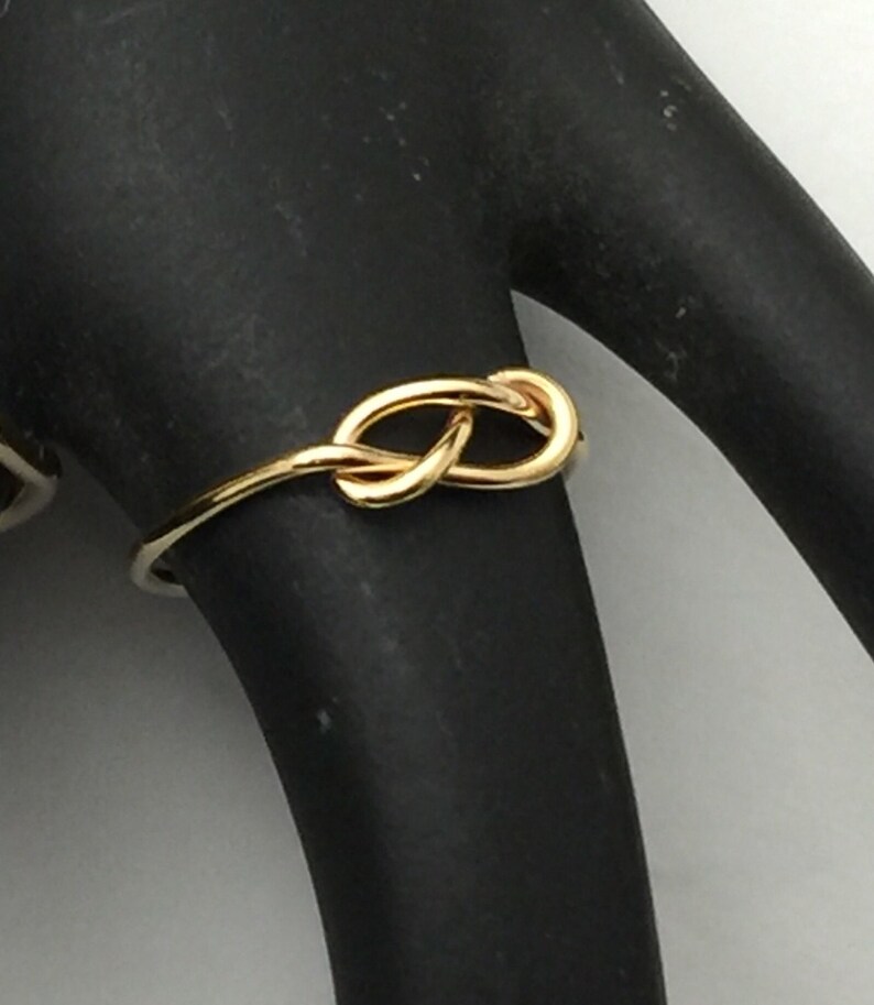 Set of 12- 18g, Infinity Knot Rings Made in Your Choice of Rose Gold or ...