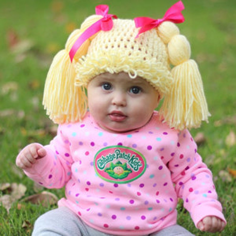 CABBAGE PATCH Wig Hat BLOND Baby Toddler Girl You Pick Etsy