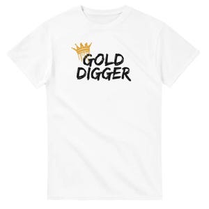 Gold Digger Metal detecting mens t shirt unisex funny joke novelty slogan metal detector detecting detectorist top cool present gift idea