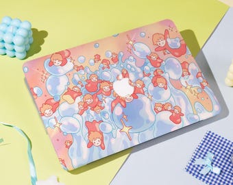 Goldfish Ponyo MacBook Case – Fits Macbook Air 11/13/15 Macbook Pro 13/14/15/16 Macbook 12&#39; A2338, A2681, A2337 Aesthetic Laptop Cover