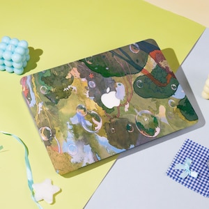 Bubble Forest MacBook Case – Fits Macbook Air 11/13/15 Macbook Pro 13/14/15/16 Macbook 12&#39; A2338, A2681, A2337 Aesthetic Laptop Cover