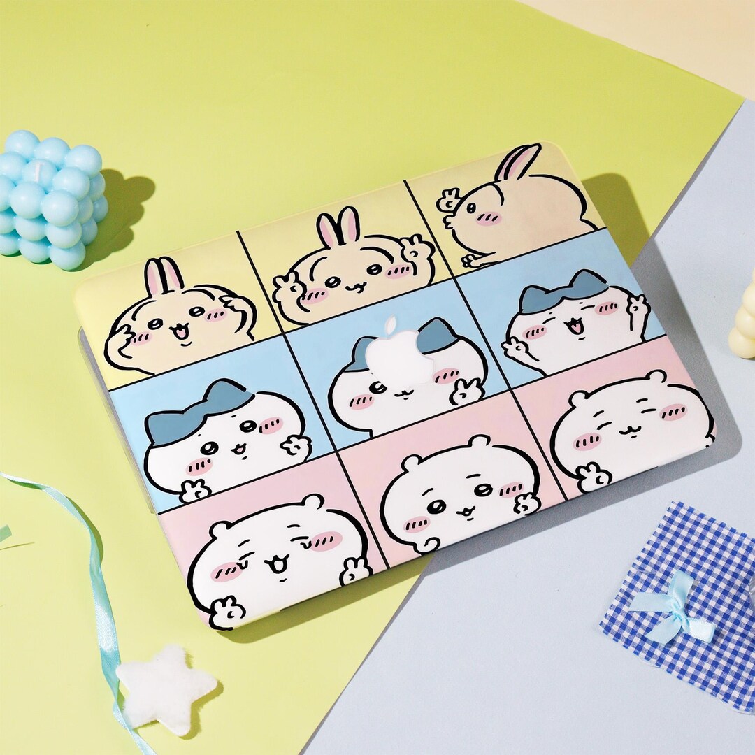 Chiikawa Poses Grid MacBook Case – Fits MacBook Air 11/13/15 MacBook ...