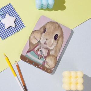 Stylish Bunny Cutie Personalized Kindle Case – Fits Kindle paperwhite 12th 2024 7&#39;&#39; case,Colorsoft Cover,Paperwhite Cover,Gift For Girl