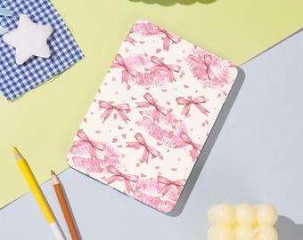 Romantic Pink Bows Personalized Kindle Case – Fits Kindle paperwhite 12th 2024 7'' case,Colorsoft Cover,Paperwhite Cover,Gift For Girl