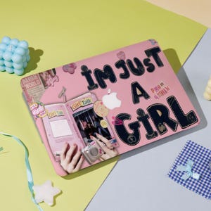 Girl Aesthetic MacBook Case – Fits Macbook Air 11/13/15 Macbook Pro 13/14/15/16 Macbook 12&#39; A2338, A2681, A2337 Aesthetic Laptop Cover