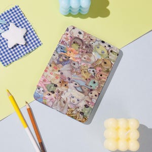 Cute Pet Assortment Personalized Kindle Case – Fits Kindle paperwhite 12th 2024 7&#39;&#39; case,Colorsoft Cover,Paperwhite Cover,Gift For Girl