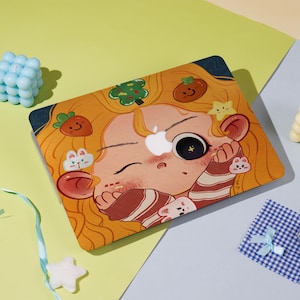 Charming Character Design MacBook Case – Fits Macbook Air 11/13/15 Pro 13/14/15/16 Macbook 12&#39; A2338, A2681, A2337 Aesthetic Laptop Cover