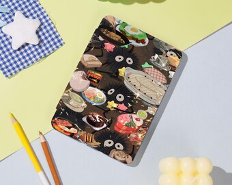 Ghibli Soot Sprite Feast Personalized Kindle Case – Fits Kindle paperwhite 12th 2024 7'' case,Colorsoft Cover,Paperwhite Cover,Gift For Girl