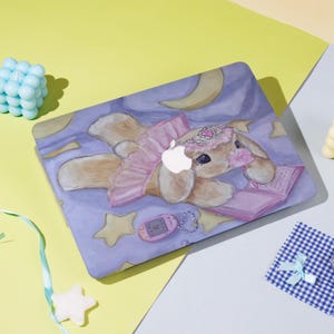 Dreamy Bunny Princess MacBook Case– Fits Macbook Air 11/13/15 Pro 13/14/15/16 Macbook 12&#39; A2338, A2681, A2337 Aesthetic Laptop Cover