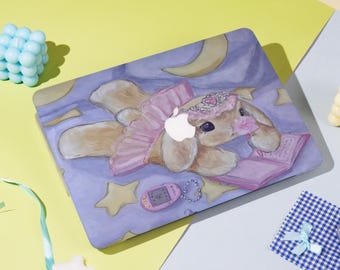 Dreamy Bunny Princess MacBook Case– Fits Macbook Air 11/13/15 Pro 13/14/15/16 Macbook 12&#39; A2338, A2681, A2337 Aesthetic Laptop Cover