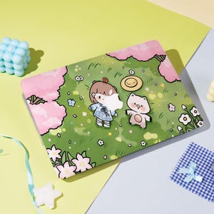 Spring Fun MacBook Case – Fits Macbook Air 11/13/15 Macbook Pro 13/14/15/16 Macbook 12&#39; A2338, A2681, A2337 Aesthetic Laptop Cover