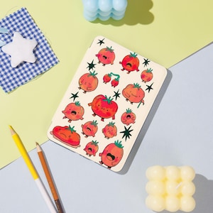 Cute Tomato Crew Personalized Kindle Case – Fits Kindle paperwhite 12th 2024 7&#39;&#39; case,Colorsoft Cover,Paperwhite Cover,Gift For Girl