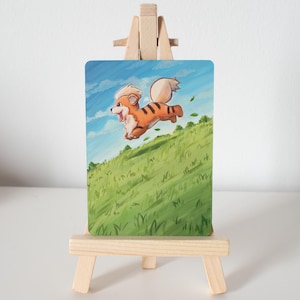 Growlithe Full Art Painted Card