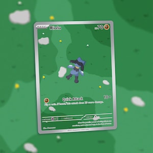 Tarjeta Pokémon de Riolu