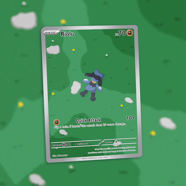 Riolu Pokemon-kaart