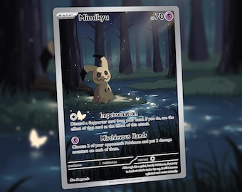 Tarjeta personalizada de Mimikyu