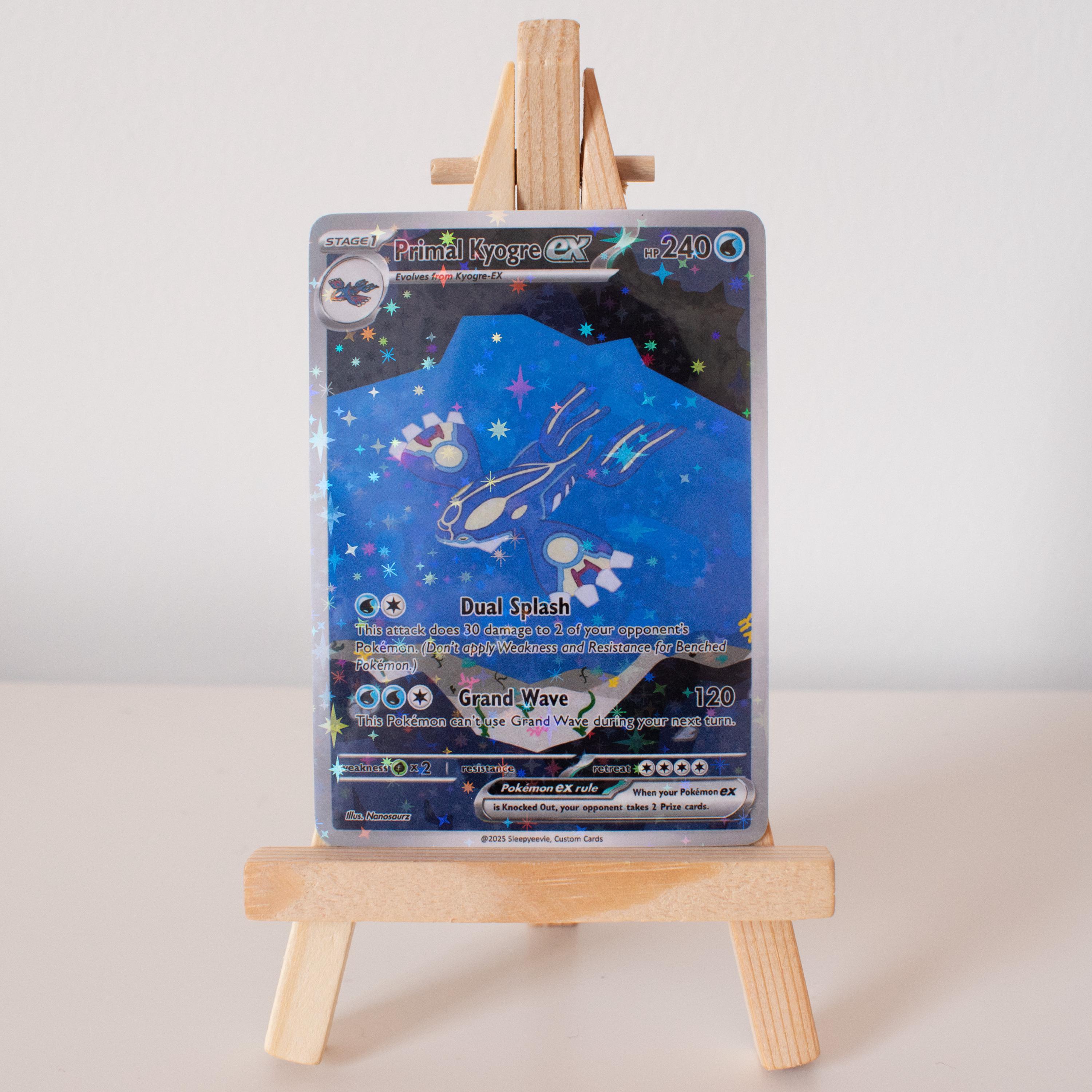 Kyogre Pokemon Card - Etsy Kyogre Pokemon Card - Etsy