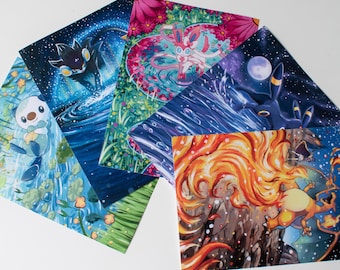 Poke Art Prints (5x7)