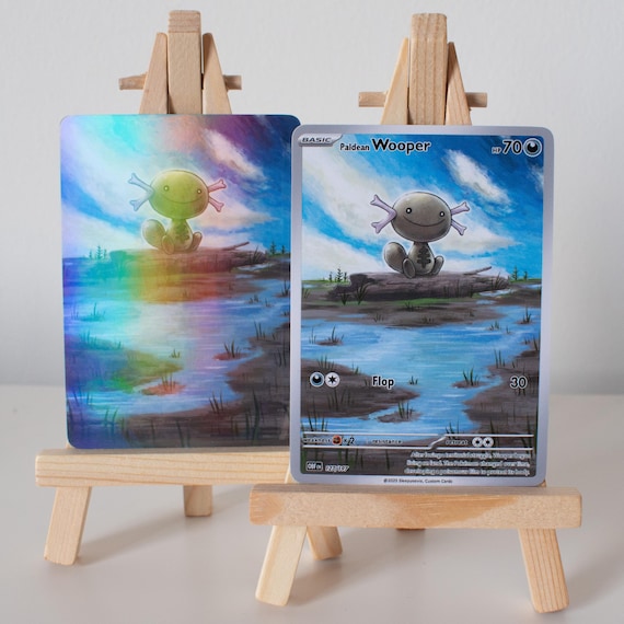 Paldean Wooper Full Art Print - Etsy Paldean Wooper Full Art Print - Etsy