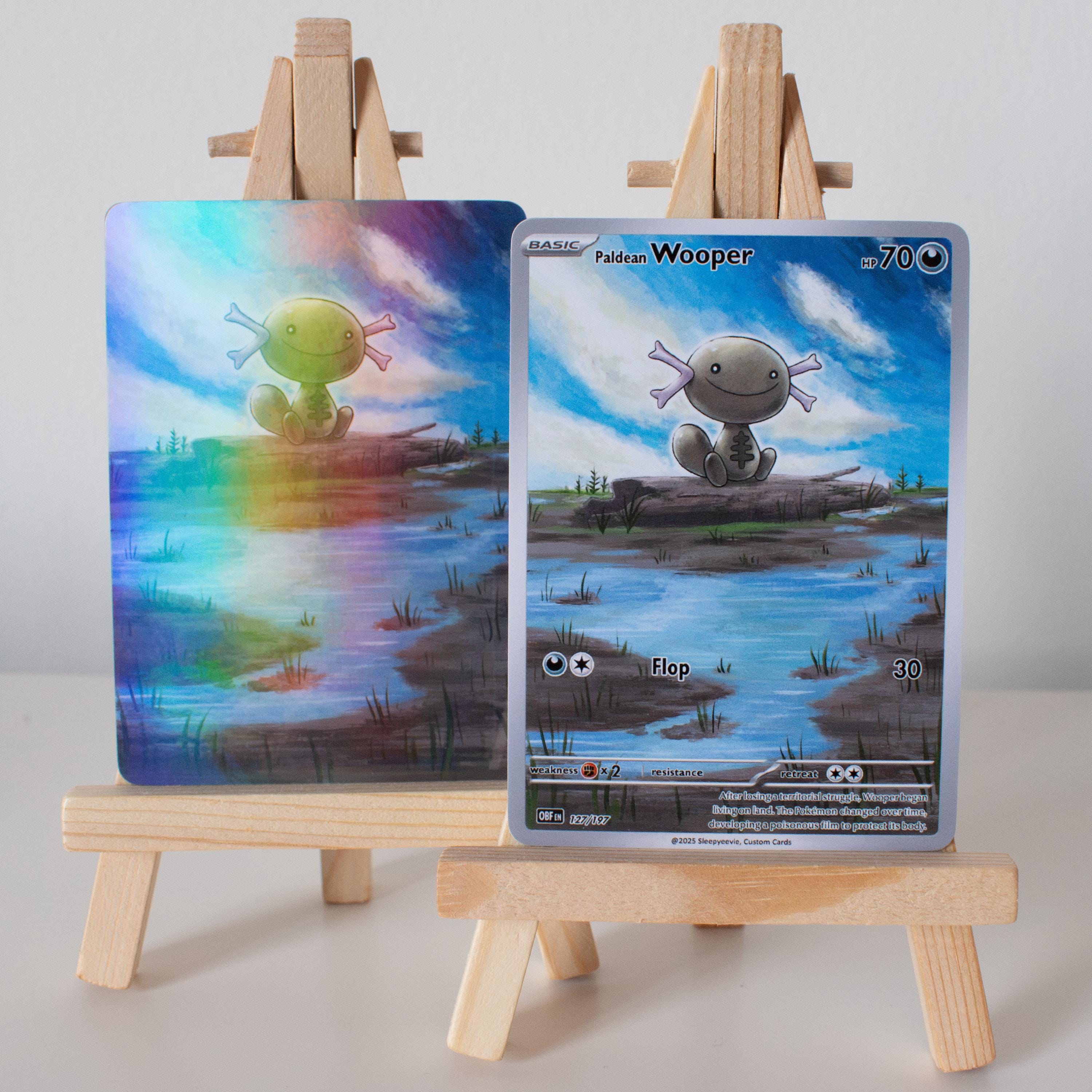 wooper pokemon card full art Paldean Wooper 221/193 main image 0