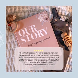 Pregnancy Journal Keepsake Book – Guided Weekly Memory Book for Expecting Moms, Baby Shower Gift image 3