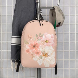 Minimalist floral Backpack