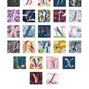 Hand-lettered Alphabet A3 Art Print image 4