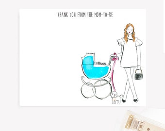 baby shower thank you notes baby shower gift baby gift etsy thank you note baby gift