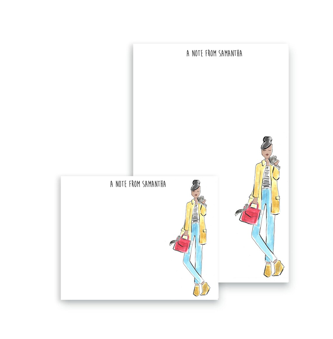 Personalized Stationery Desk Set Bundle Personalized Gift Etsy