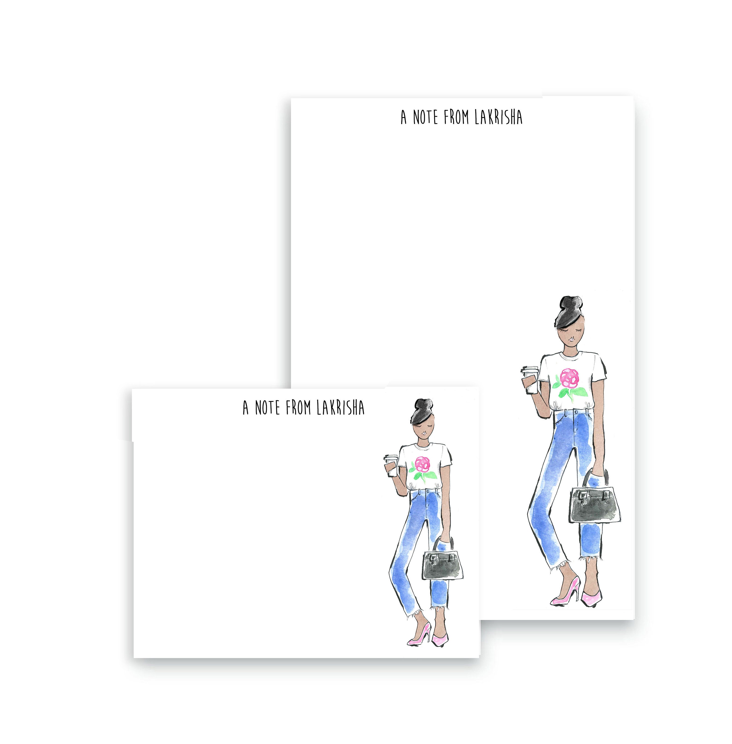 Personalized Stationery Desk Set Bundle Personalized Gift Etsy