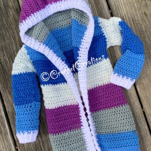 Children’s Color Block Cardigan 3T/4T
