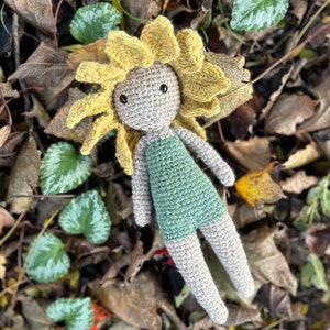 Lalka Sunny the Sprite wykonana ręcznie na szydełku
